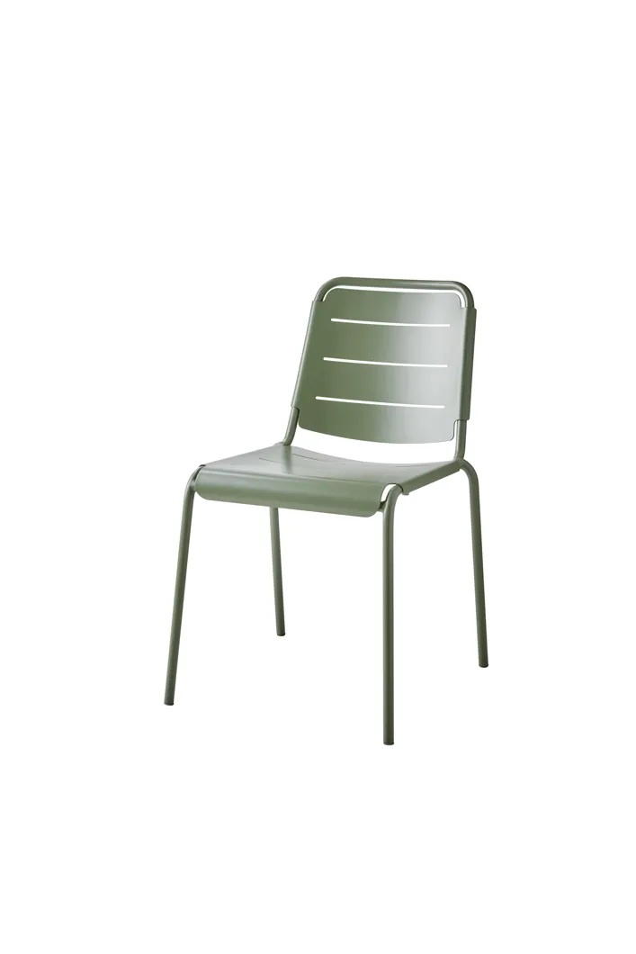 Gartenstuhl Cane-line �Copenhagen� Stapelstuhl Aluminiumstuhl, olivgr�n
